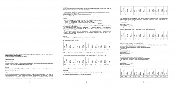 Vodní prvky na Dominikánské náměstí v Brně